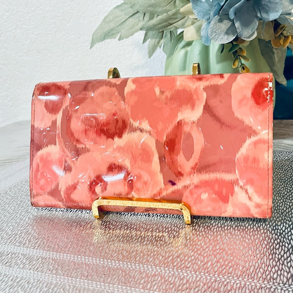 Louis vuitton Pink Floral ikat clutch wallet - Picture 6 of 14